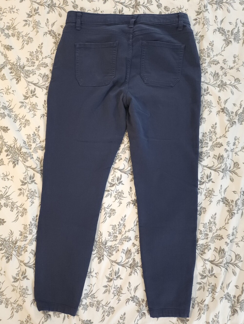 Knox Rose Navy Blue Women's Trousers - Picture 2 of 3